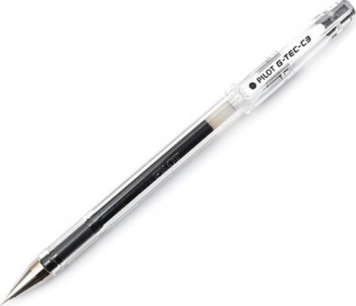 Pilot Στυλό Gel 0.3mm με Μαύρο Mελάνι G-Tec-C3