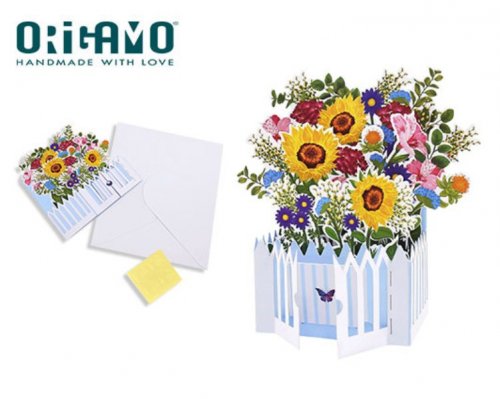 Origamo Κάρτα Ευχετήρια FLOBOX Κήπος 22.3x26cm FLOREVER