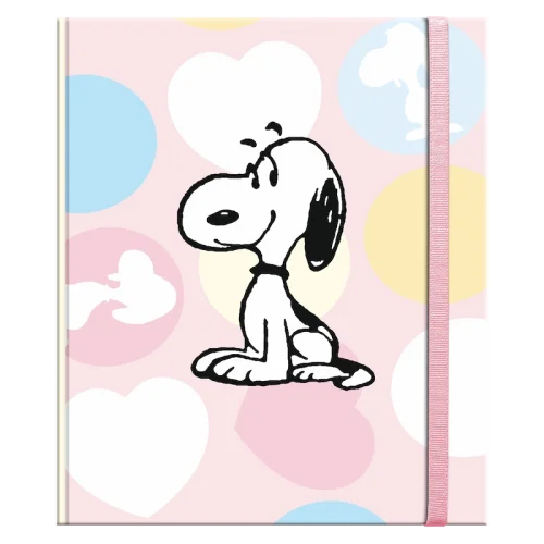 Μεγάλο σκληρό εξώφυλλο σημειωματάριο – Snoopy Paste
