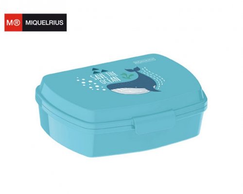 Miquelrius Πλαστικό Παιδικό Δοχείο Φαγητού Save the Ocean Μ15.8 x Π11 x Υ5.3cm